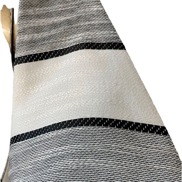 ANGL black & white high lo party dress. Med, Cut out back fully lined, pockets - Picture 3 of 10